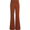High Rise Brown Pants - Traperice - 