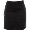 High Street Skirt Joker Thin Button Skir - Skirts - $23.99 
