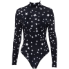 High collar five-pointed star pattern ju - Enterizos - $25.99  ~ 22.32€