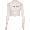 High collar long sleeve perspective mesh - Рубашки - длинные - $15.99  ~ 13.73€