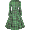 Highland Swing Dress hearts and roses - ワンピース・ドレス - 