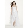 High-low wedding dress (David's bridal) - Obleke - 