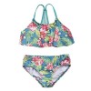 Hilor Girl's Bikini Swimsuits Ruffle Flounce Two Piece Beach Swimwear Tankini Set - Kupaći kostimi - $19.99  ~ 126,99kn