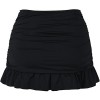 Hilor Women's High Waisted Swim Skirt Shirred Skirted Swim Bottom Ruffle Tankini Bottom Tummy Control - Swimsuit - $42.00 