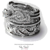 His & Hers Infinity Knot Wedding Rings S - Obroči - 