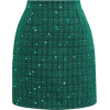 Holiday Sequin Tweed Mini Skirt - Skirts - 