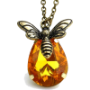Honey Bee Necklace RubysCharms Etsy - Collares - 