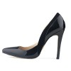 HooH Women's Suede Splicing OL Pointed-toe Stiletto Dress Pump - Sapatos - $36.99  ~ 31.77€