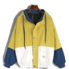 Hooded Color Block Corduroy Jacket - Gre - Jakne i kaputi - 