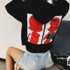 Hooded sweater women loose lazy wind ins printed hoodie coat - Shirts - $25.99 