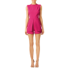 Hot Pink Romper - sukienki - 