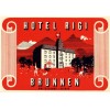 Hotel Rigi Brunnen Switzerland - Ilustracije - 