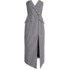Houndstooth Midi Dress - sukienki - 