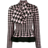 Houndstooth Pink Cardigan. - Anderes - 