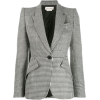 Houndstooth Single Button Blazer - Anderes - 