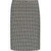 Houndstooth Wool-Blend Pencil Skirt - Юбки - 