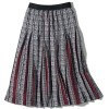 Houndstooth pattern pleat skirt - Gonne - 