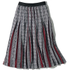 Houndstooth pattern pleat skirt - 裙子 - 