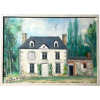 House in normandy painting c1970s-1980s - Illustraciones - 