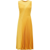 Hugo Boss midi yellow dress - sukienki - 