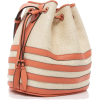 Hunting Season Large Striped Leather Dra - Mensageiro bolsas - 