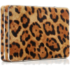 Hunting Season Leopard-Print Velvet Clut - Borse con fibbia - 
