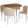 Hygena Amparo Oak Effect Dining Table & - Möbel - £111.99  ~ 126.56€