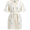 INNIKA CHOO  Geometric-embroidered linen - 连衣裙 - 