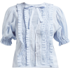 INNIKA CHOO  Ruffled cotton blouse - Рубашки - короткие - 