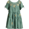 INNIKA CHOO linen embroidered mini dress - ワンピース・ドレス - 
