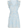 INTERMIX Ryder Floral Silk Mini Dress - Vestidos - 