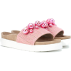 INUIKII Raffia Pearl slides - 凉鞋 - 