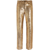 IRO Construction Gold Sequin Pants - Capri hlače - 
