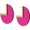 ISABEL MARANT Asphalt geometric-shaped e - Earrings - 