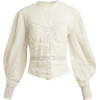 ISABEL MARANT  Lyneth lace high-neck lin - Long sleeves shirts - 