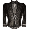 ISABEL MARANT Roscoe lace and mesh top - Long sleeves shirts - 