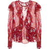 ISABEL MARANT Ruffled floral-printed blo - 长袖衫/女式衬衫 - 
