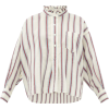 ISABEL MARANT ÉTOILE  Olena striped ruff - Shirts - 