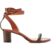 ISABEL MARANT brown leather sandal - Sandalias - 