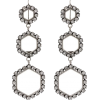 ISABEL MARANT crystal hexagonal drop ear - Серьги - 