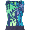 ISSEY MIYAKE VINTAGE pop art pleated tan - Majice bez rukava - $153.00  ~ 131.41€