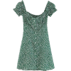 Idyllic floral print front button green  - Dresses - $25.99 