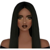 Illus. of Model with Black Hair - Altro - 