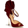 Illus. of Red Ruffle Shoes - Sandały - 