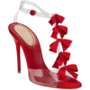 Illus. of Shoes with Red Bows - Sandals - 