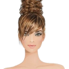 Illus. of Woman with High Bun - Otros - 