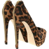 Illus. of Zip Animal Print Shoes - Sandale - 