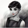 Illustration of Audrey Hepburn - Otros - 