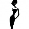 Illustration of Woman Silhouette - Pozostałe - 