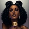 Illustration of Woman with Curly Puffs - Otros - 
